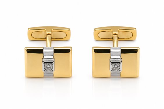 Gemelos Cianfrone Gioielli Hombre in Oro Diamante 0.11 Ct GEOR-15-198 - GEOR-15-198